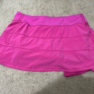 Lululemon Sonic Pink Pace Rival Skirt